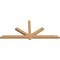 Ekena Millwork Kennewick Timber Gable Bracket, Western Red Cedar, 84"W x 35"H x 3 1/2"D x 3 1/2"F, 10/12 Pitch GBW084X35X0404KEN00SWR - alternate 4